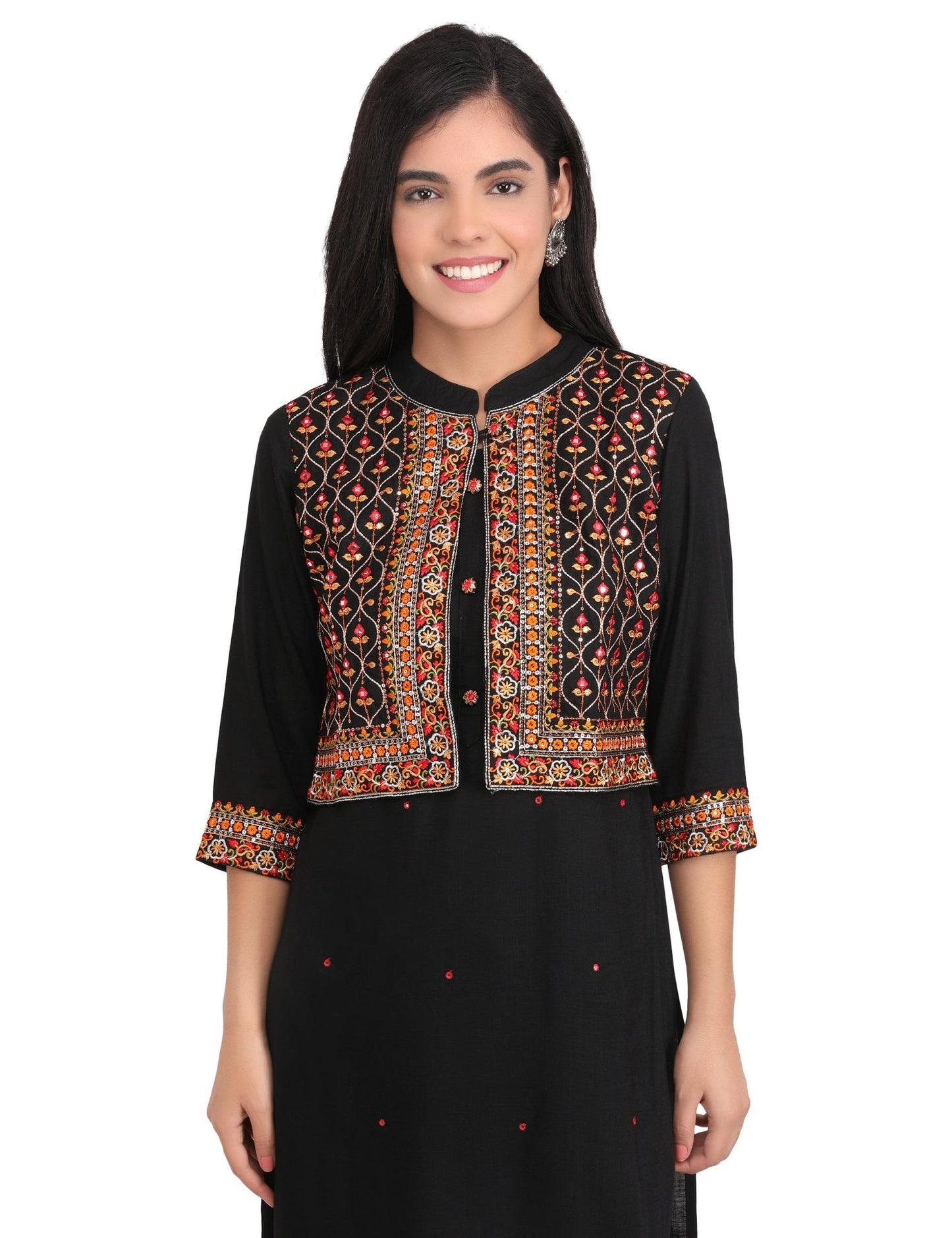 Party Night Exclusively Gorgeous Ethnic Embroidered Suit (Set Of 3) - Craftystyles