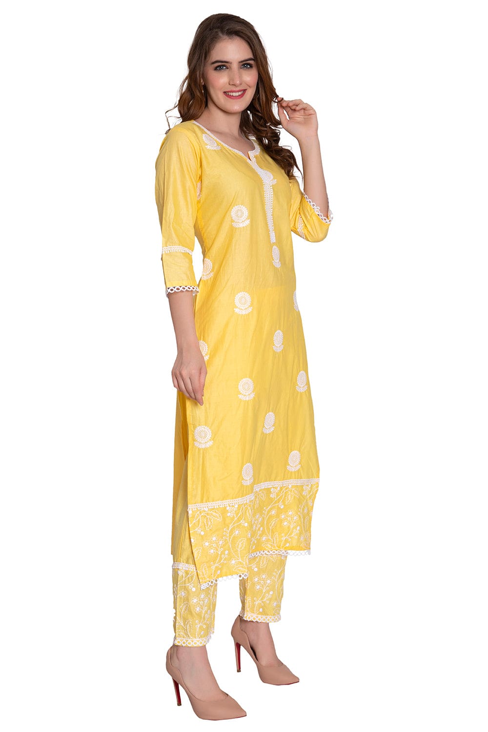 Stella Sunflower Designer Crochet Suit ( Set of 3) - Craftystyles