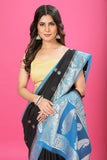 Black Banaras Chiffon Silk
