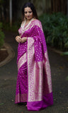 Magenta Katan Silk - AbirabyBeena