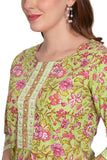 Emerald Green Sharara Gharara Suit Set - Craftystyles