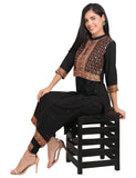 Party Night Exclusively Gorgeous Ethnic Embroidered Suit (Set Of 3) - Craftystyles